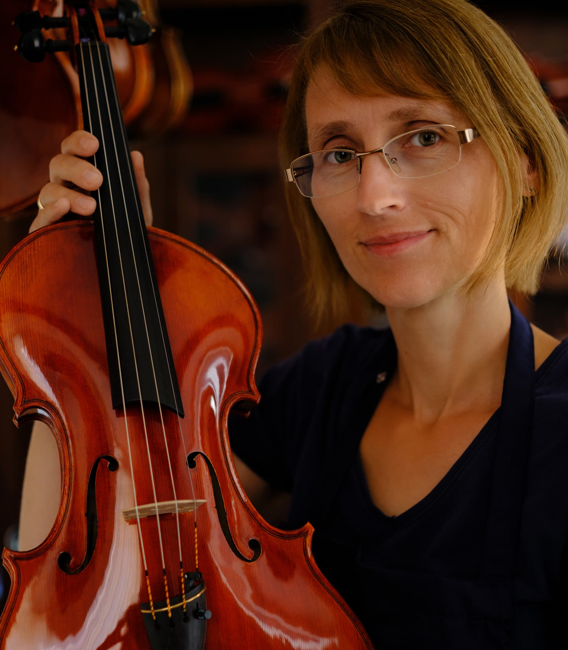 Geigenbau-Meisterwerkstatt asymetrische Bratsche